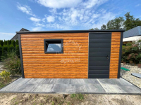 Schowek Domek Ogrodowy 4x2m   okno Drewnopodobny dach spad w tył ID707 Mrągowo - zdjęcie 2