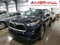 Toyota Highlander 2020, 3.5L, XLE, uszkodzony bok