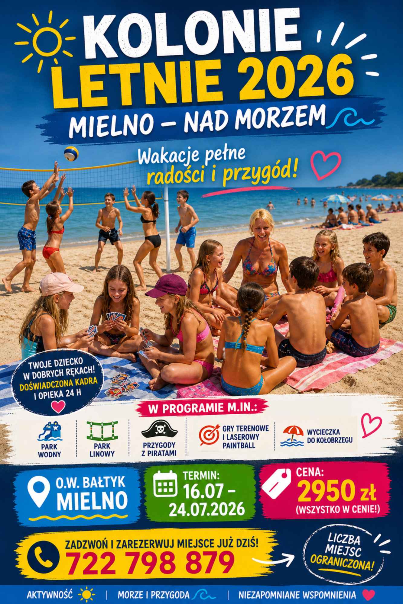 Kolonie letnie w Mielnie Myszków - zdjęcie 1