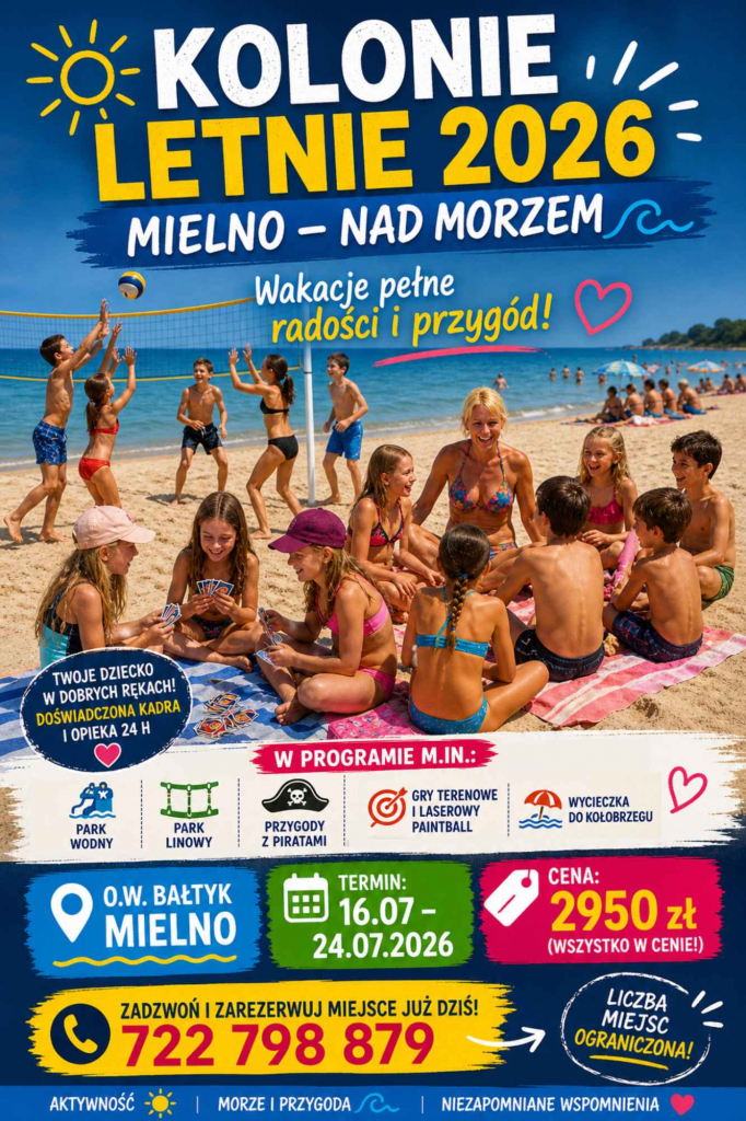 Kolonie letnie w Mielnie Myszków - zdjęcie 1