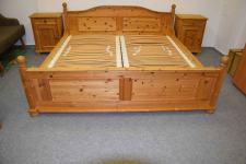 łóżko z materacami i szafkami - komplet jak nowy Olsztyn - zdjęcie 3