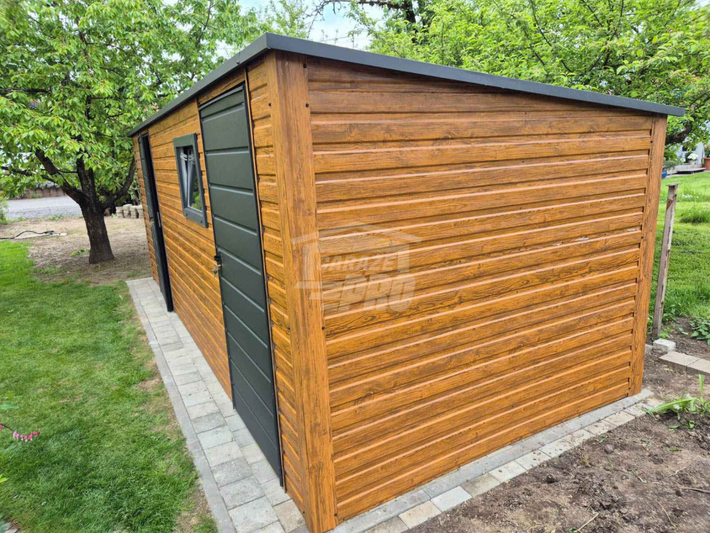 Schowek - Domek Ogrodowy 6x3m - 2x drzwi - 2x okno dach GP621 Busko-Zdrój - zdjęcie 5