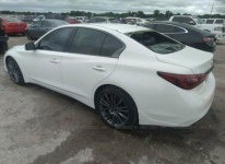 Infiniti Q50 2021, 3.0L, RED SPORT 400, po gradobiciu Warszawa - zdjęcie 3