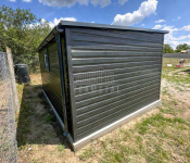 Schowek domek ogrodowy 4x3m brama dwuskrzydłowa okno dach rynna TS1134 Gdańsk - zdjęcie 6