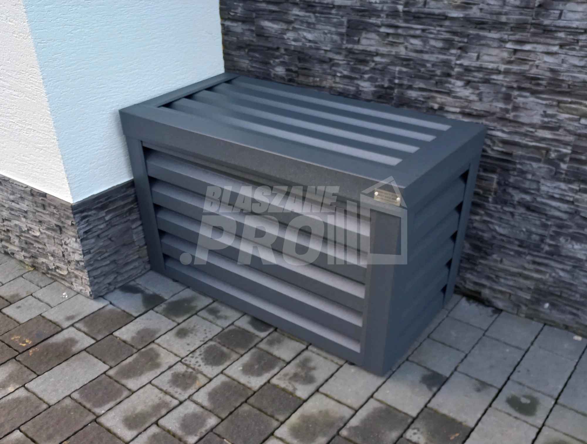Osłona klimatyzatora - pompy ciepła 70x40x60 cm antracyt GP293 Gdańsk - zdjęcie 3