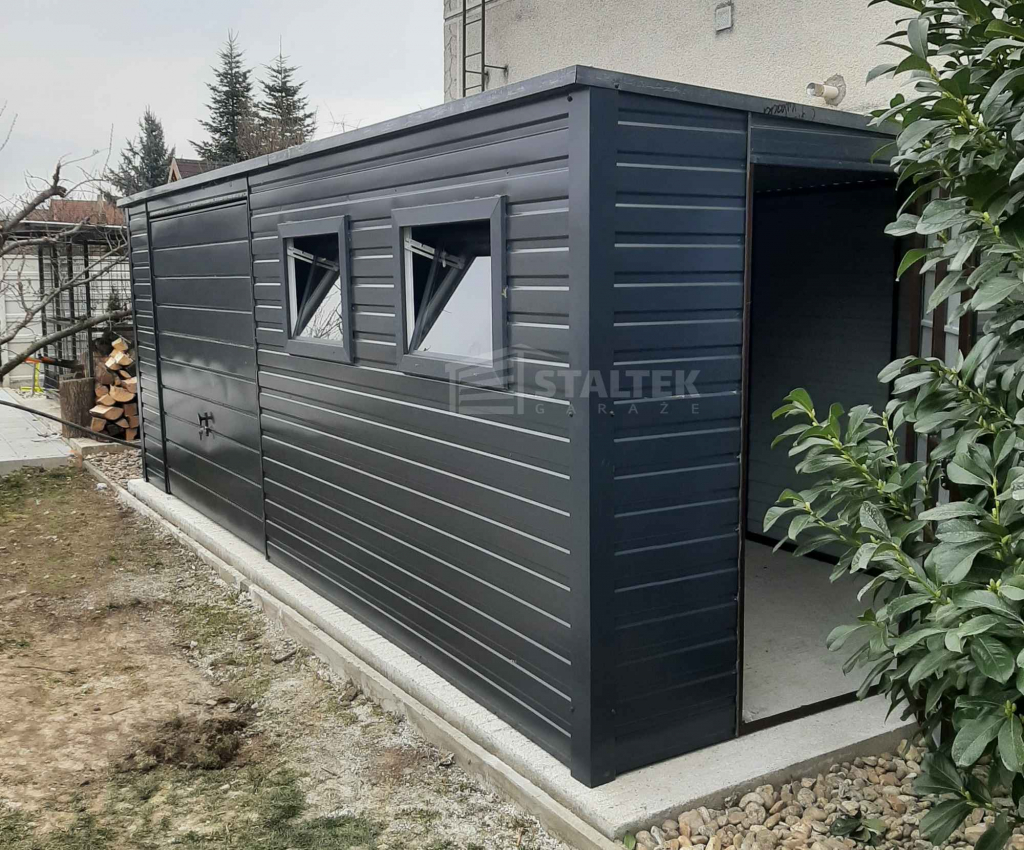 Schowek - Domek Ogrodowy 6x3 - Brama - 2x okno - drzwi  dach ST106 Lubartów - zdjęcie 6