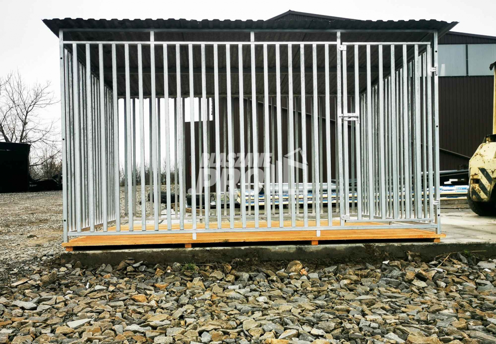 Kojec dla Psa 3x2m z profili zamkniętych + Podłoga drewniana GP267 Łańcut - zdjęcie 7