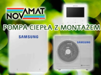 Zainstaluj wydajną i ekonomiczną pompę ciepła Samsung 8 kW z montażem Fabryczna - zdjęcie 1