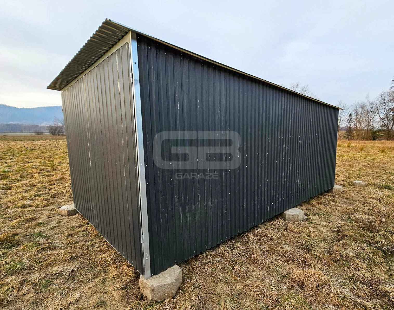 Garaż blaszany 3x5m II gat blaszak na budowę wolnostojący brama GB122 Katowice - zdjęcie 1