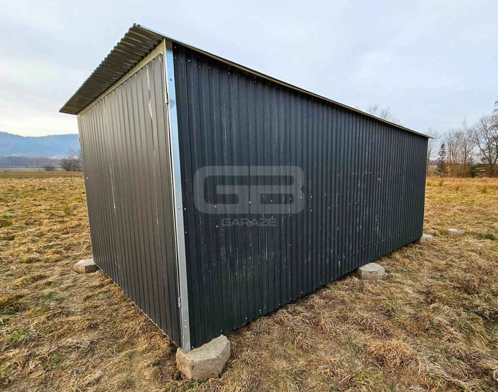Garaż blaszany 3x5m II gat blaszak na budowę wolnostojący brama GB122 Katowice - zdjęcie 1
