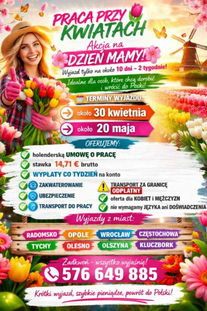 Praca w Holandii Opole - zdjęcie 1