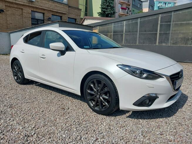 Mazda 3 SALON PL. pierwszy wł. BIAŁA PERŁA Ksenony Kamera Alu18 Warszawa - zdjęcie 8