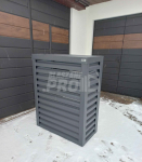 Osłona pompy ciepła 90x40x140 cm antracyt GP321 Tczew - zdjęcie 6