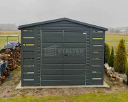 Domek ogrodowy 2x3m 2x wiata 0,5x3m brama blachodach rynny ST226 Lubartów - zdjęcie 3