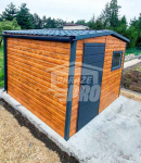 Schowek domek ogrodowy 3x4m drzwi okno blachodachówka rynny dach GP462 Dąbrowa Górnicza - zdjęcie 3