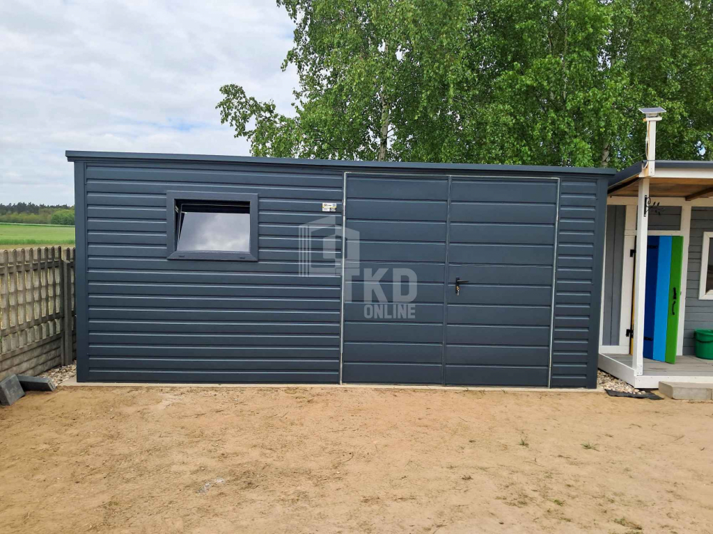 Schowek - domek ogrodowy 4,5x2 brama dwuskrzydłowa okno dach  TKD365 Gryfice - zdjęcie 4