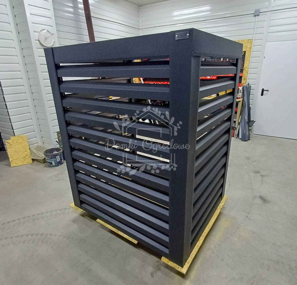 Osłona klimatyzatora – pompy ciepła 100x60x160 cm antracyt ID1146 Rzeszów - zdjęcie 5