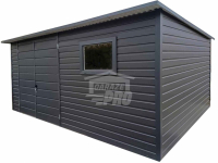Schowek - domek ogrodowy 4,5x2,5m Brama dwuskrzydłowa okno dach  GP449