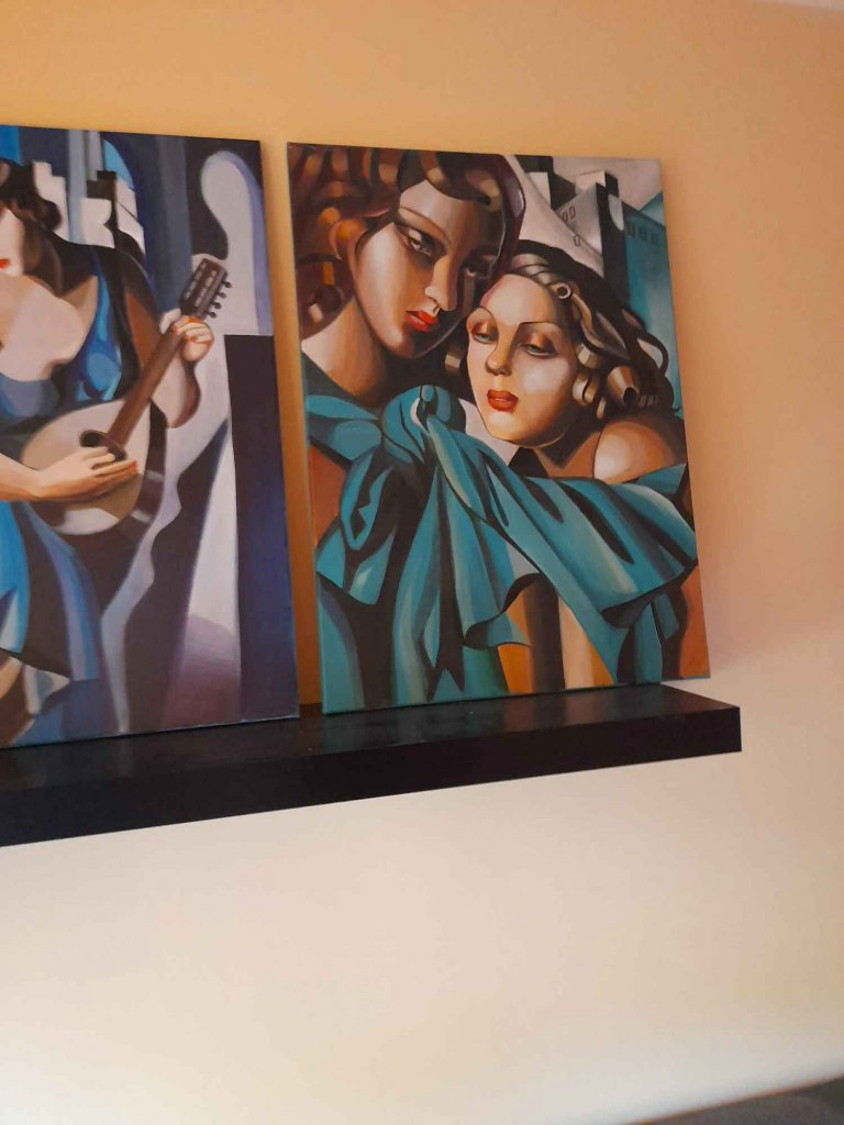 Sprzedamobraz Tamara Łempicka Kobieta z tamburynem Praga-Północ - zdjęcie 4