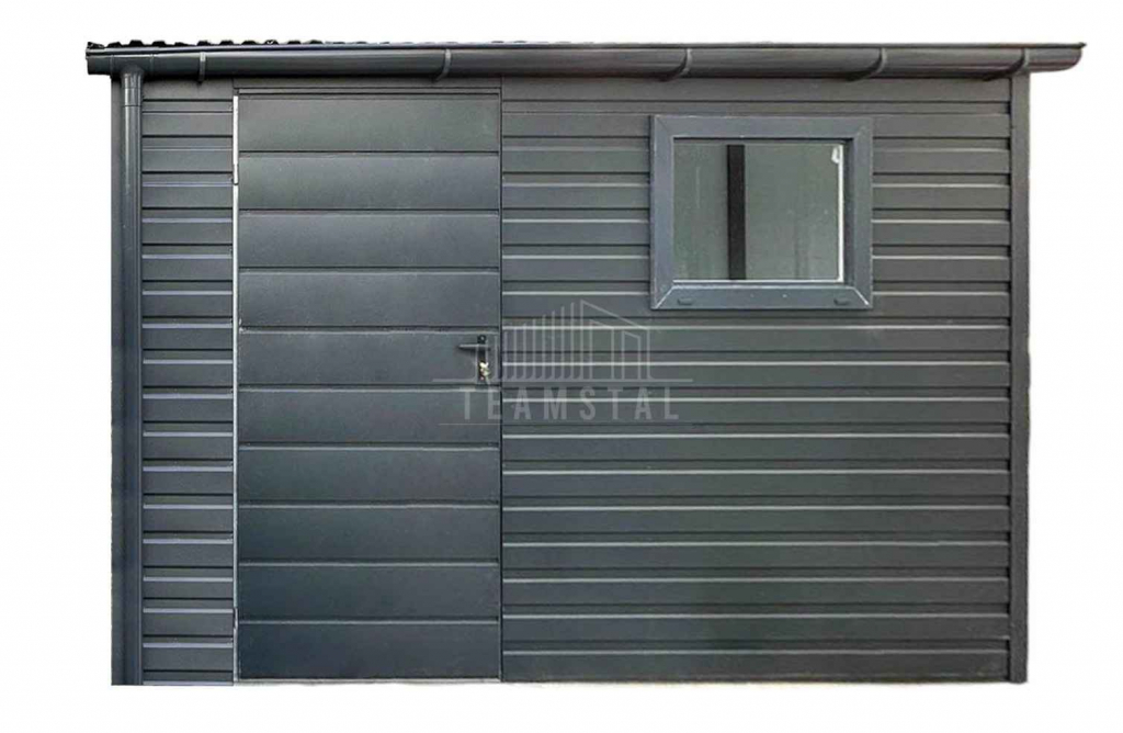 Schowek domek ogrodowy 3,5x1,2m drzwi okno dach  rynny TS1127 Gorzów Wielkopolski - zdjęcie 1