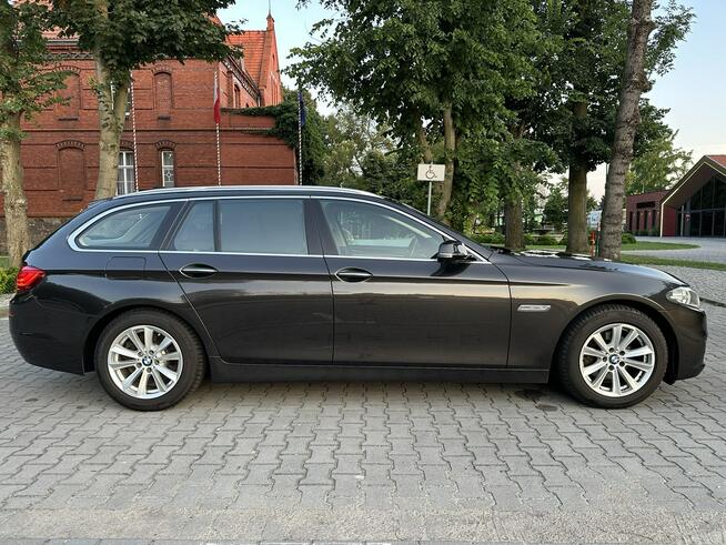 LCI F11 520d LIFT 2.0d 184KM Automat Navi iDrive Pdc Led Jasne wnętrze Wijewo - zdjęcie 5