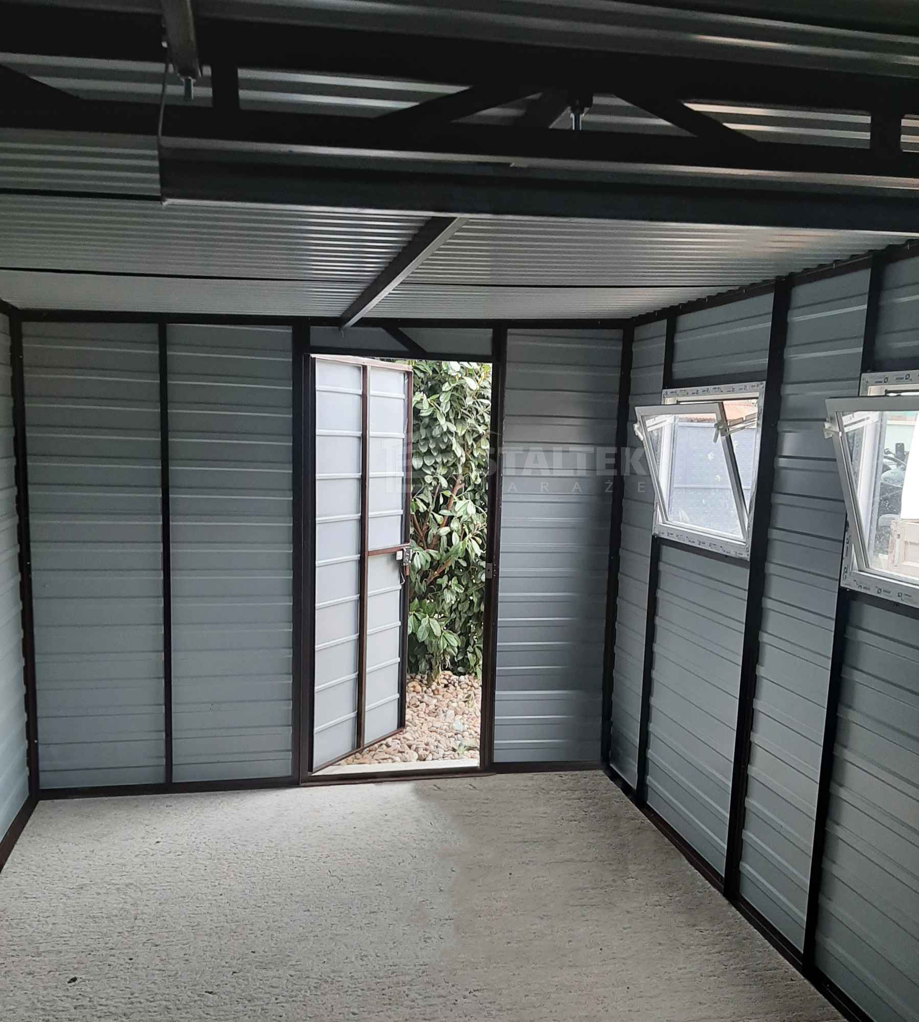 Schowek - Domek Ogrodowy 6x3 - Brama - 2x okno - drzwi  dach ST106 Lubartów - zdjęcie 5