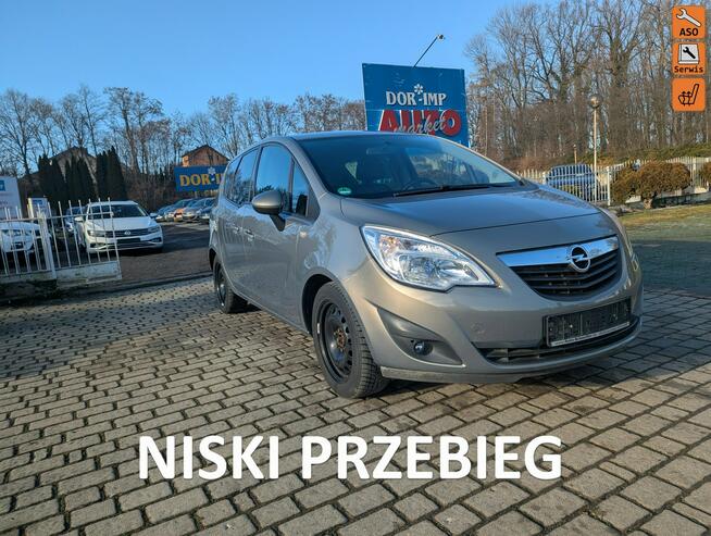 Opel Meriva 1.4 120 KM/ Przebieg: 117824 km/cena zawiera opłaty Biała - zdjęcie 1