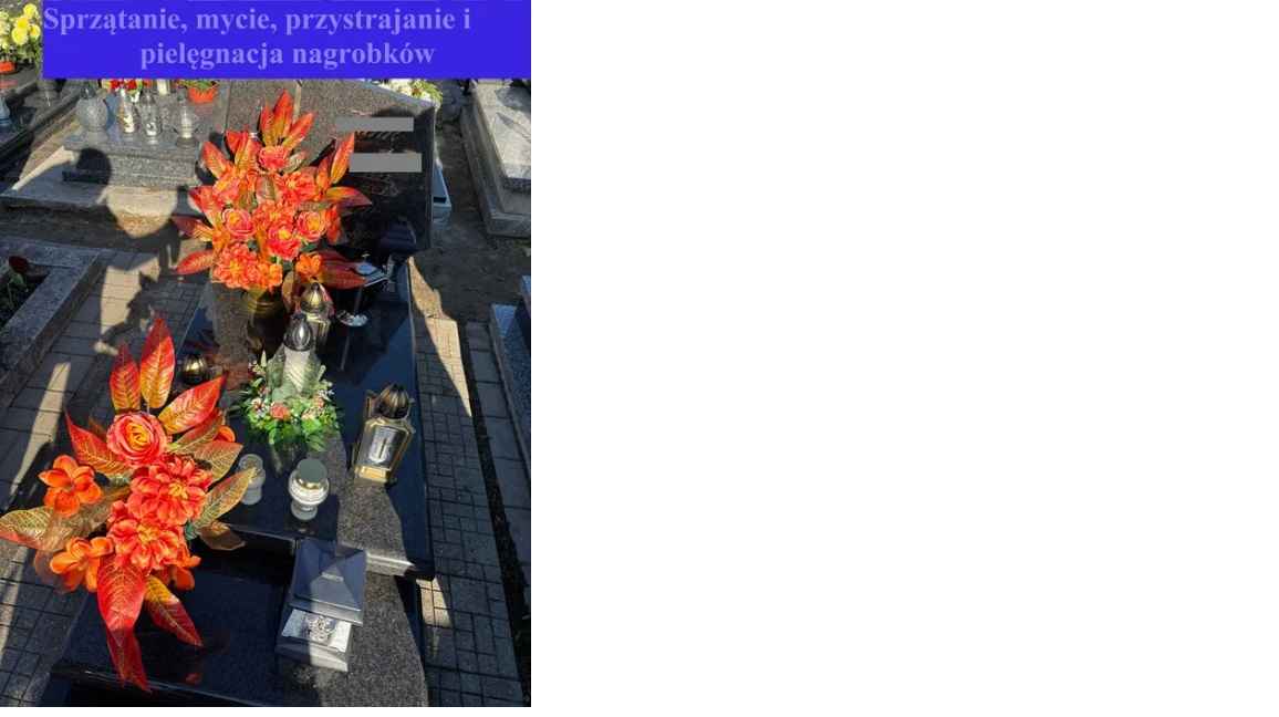Sprzątanie, mycie, przystrajanie i pielęgnacja nagrobków Czerwionka-Leszczyny - zdjęcie 1