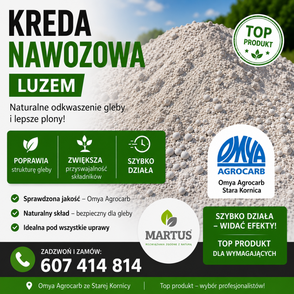 Kreda rozdrobniona Omya Agrocarb 90M-KR luzem Polesie - zdjęcie 1