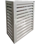 Osłona klimatyzatora – pompy ciepła 100x40x150 cm biały GP705