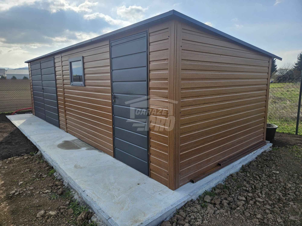 Schowek - Domek Ogrodowy 8x2m Brama drzwi okno  - dach  GP670 Szczecinek - zdjęcie 3