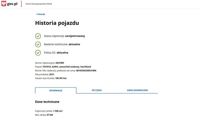 Toyota Auris 1.6 Benzyna Moc 132KM Zarejestrowany Ubezpieczony Elbląg - zdjęcie 2