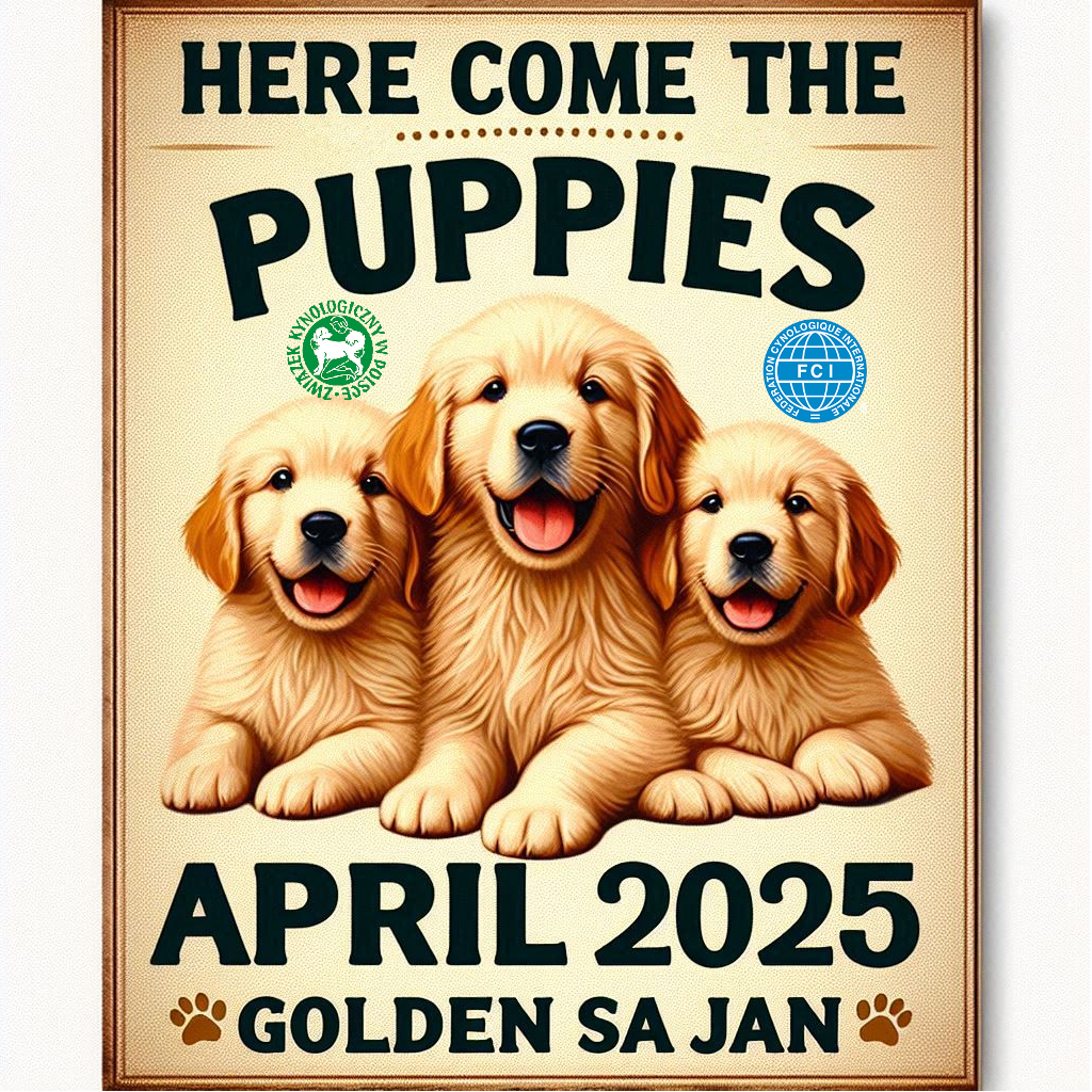 Szczeniaki / psy Golden Retriever Związek Kynologiczny FCI Wadowice - zdjęcie 1