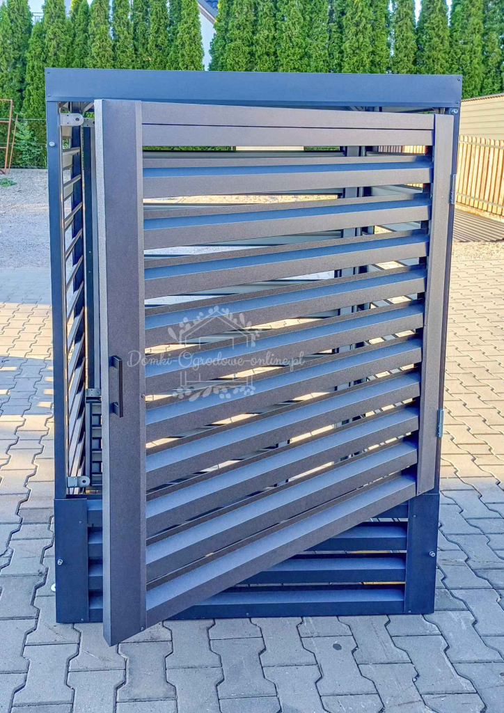 Osłona Pompy Ciepła 100x60x150cm Antracyt Zabudowa ID862 Toruń - zdjęcie 6