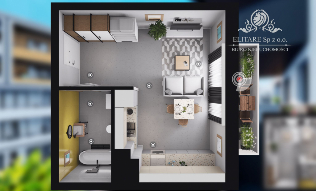 GOTOWE/Mieszkanie 1pok, 30,72m2 z balkonem /Wrocław Szczepin Wrocław - zdjęcie 9