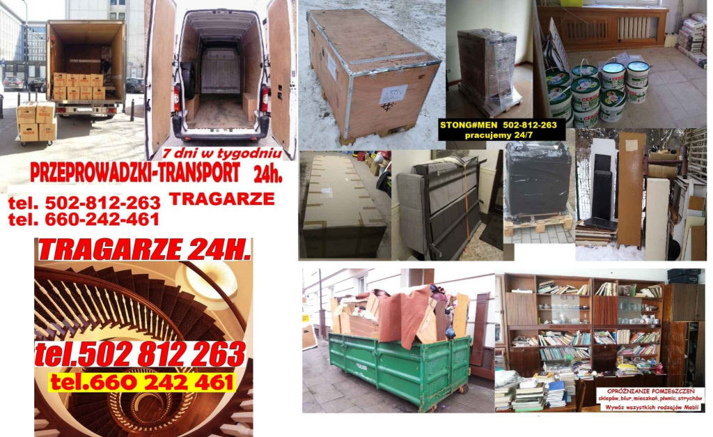 Przeprowadzki transport tragarze Mokotów - zdjęcie 1