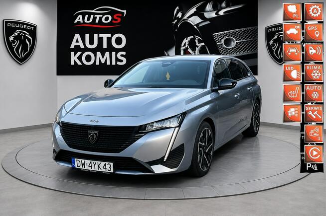 Peugeot 308 1.5BlueHdi130KM Salon Polska Bezwypadkow Faktura Vat23% Wrocław - zdjęcie 1