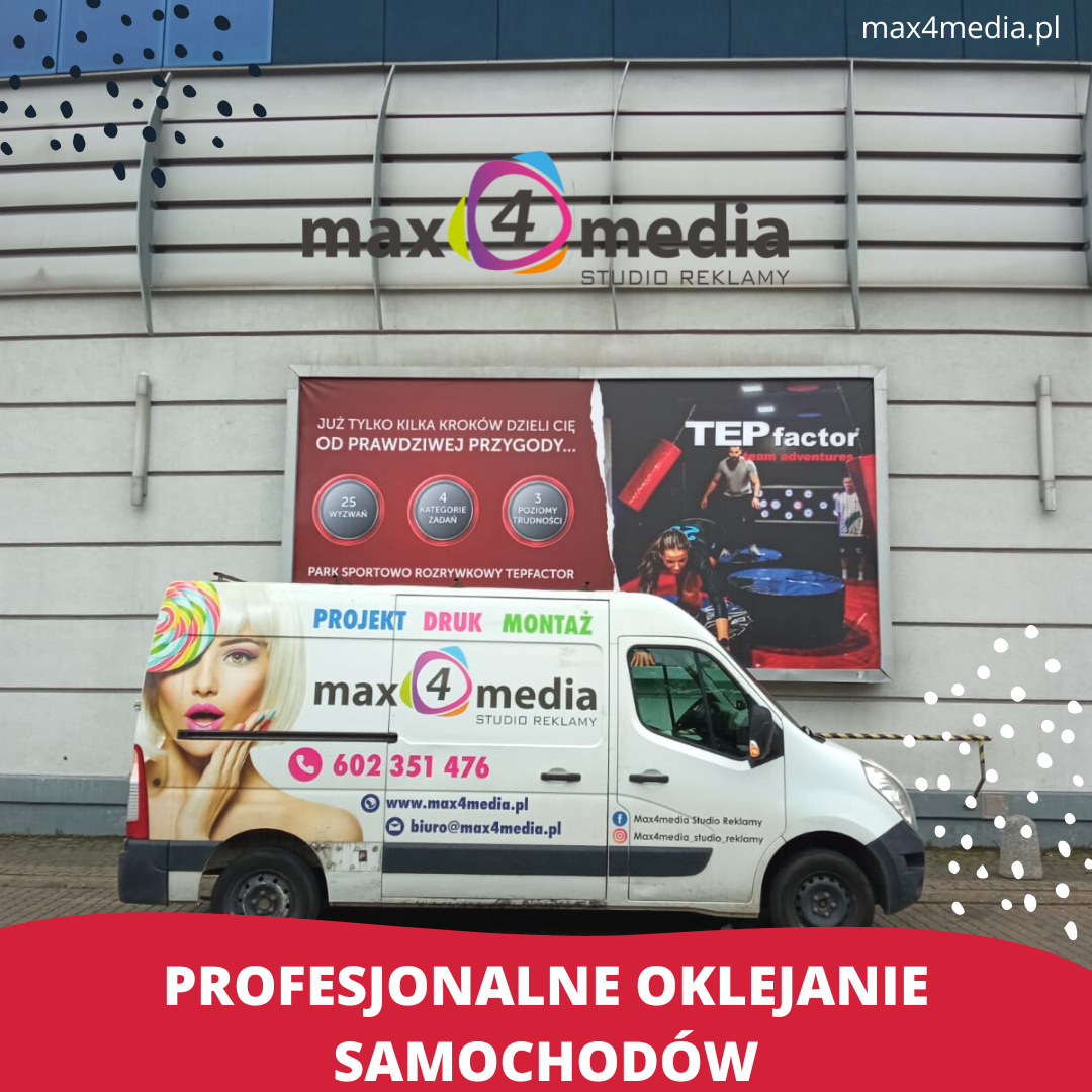 Oklejanie pojazdów - Twoja mobilna reklama z Max4Media Bielany - zdjęcie 2