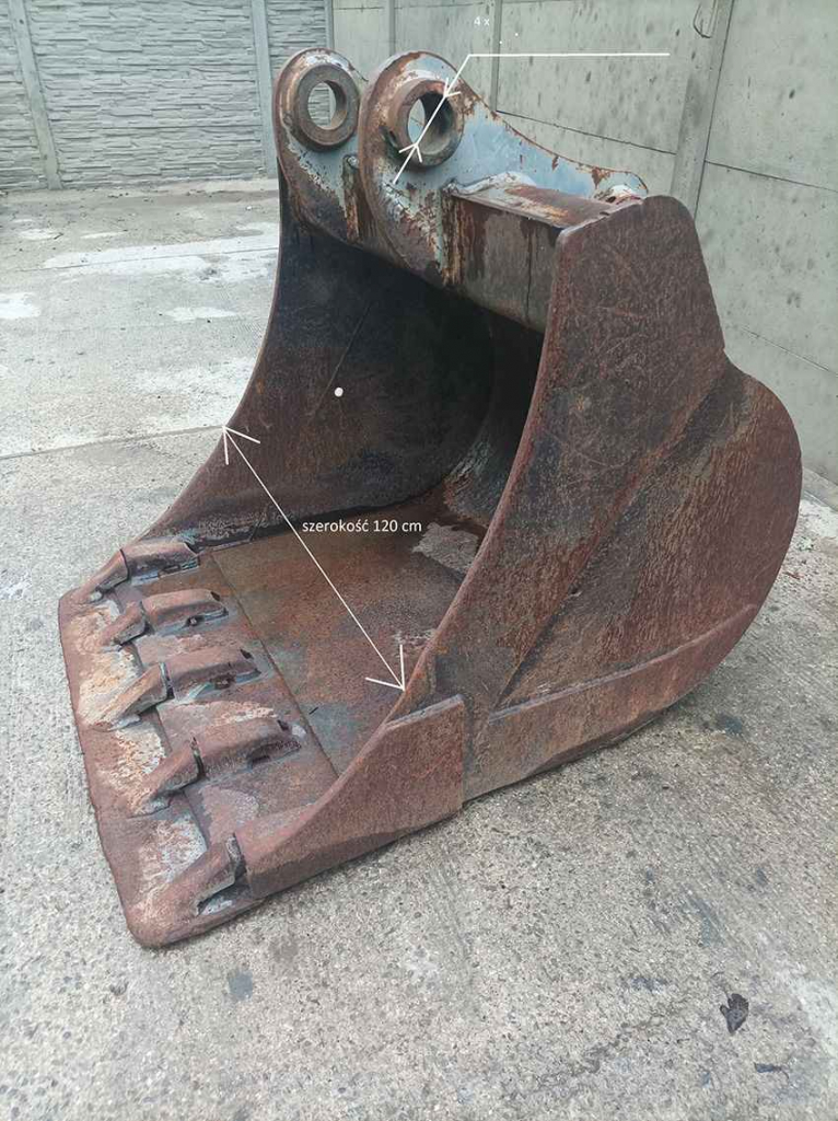 Łyżka kopiąca szerokości 1200mm Stara Bukówka - zdjęcie 1