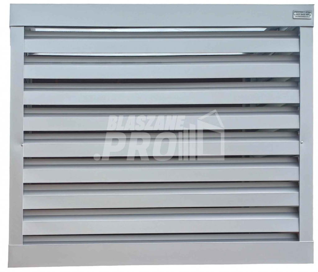 Osłona klimatyzatora - pompy ciepła 70x40x130 cm biały GP294 Białogrądy - zdjęcie 1