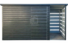 Schowek domek ogrodowy 3x2m wiata 1m drzwi drewnopodobny dach  ID1054