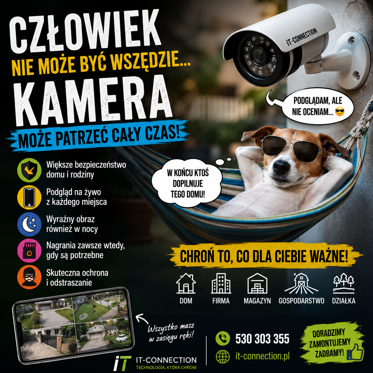 Monitoring magazynów, hal i placów | Kamery | Lublin | Woj. lubelskie Lublin - zdjęcie 1