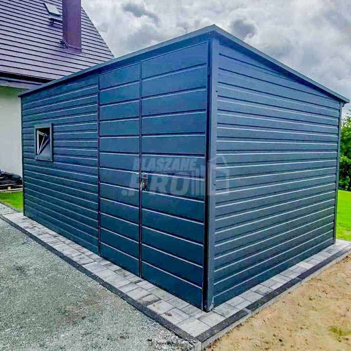 Schowek - Domek Ogrodowy 4x2,5m Brama Dwuskrzydłowa - Drzwi Okno GP436 Nowy Sącz - zdjęcie 4