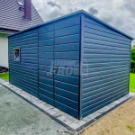 Schowek - Domek Ogrodowy 4x2,5m Brama Dwuskrzydłowa - Drzwi Okno GP436 Nowy Sącz - zdjęcie 4