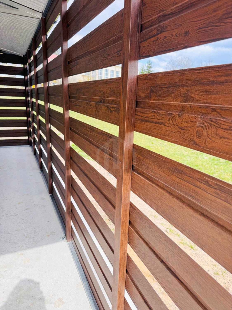 Garaż blaszany 9x6m wiata 4m wnęka 2x brama drzwi 3x okno rynny SO197 Cieszyn - zdjęcie 2
