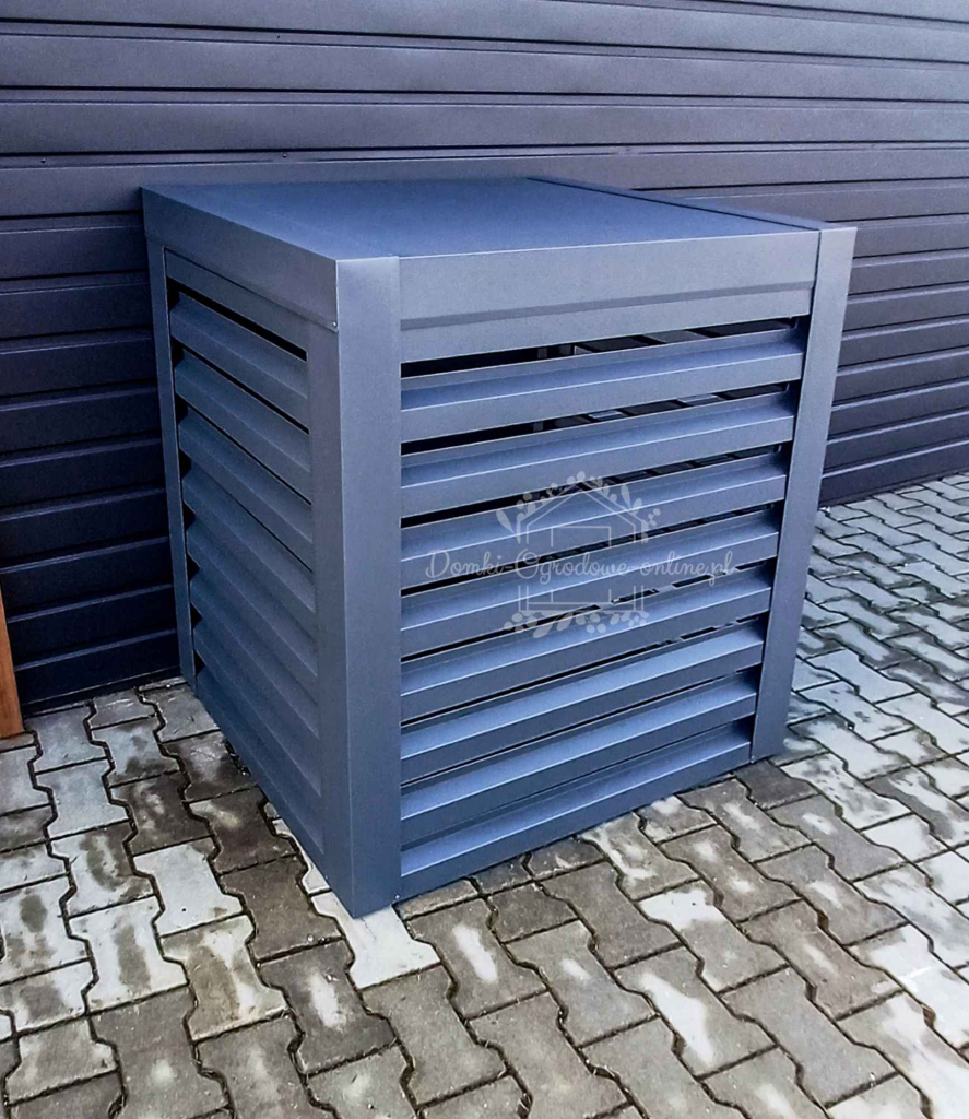 Osłona Klimatyzatora Pompy Ciepła 90x50x100 Antracyt - Zabudowa ID855 Rybnik - zdjęcie 4