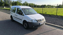 Volkswagen Caddy 1.9 TDi 2006r 105KM Klima Wspomag 5D 1wł Pabianice - zdjęcie 3
