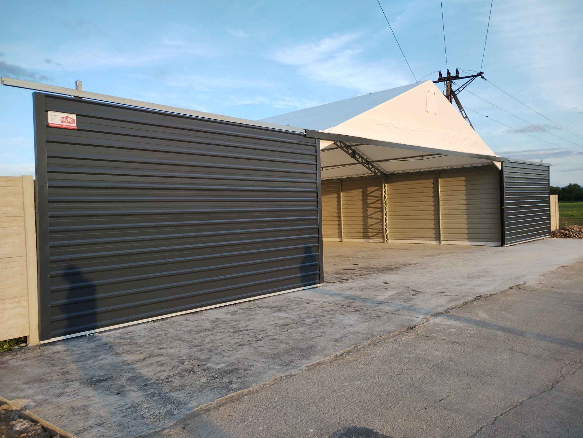 Hala namiotowa magazyn hangar rolnicza wiata garaż Konin - zdjęcie 10