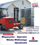 Magazynier - Operator Wózka Widłowego Ujazdówek