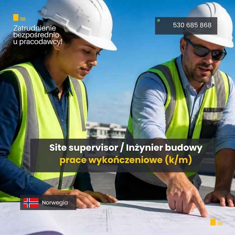 Site Supervisor  - Inżynier budowy (m/k) – Data Center Fit-Out Mokotów - zdjęcie 1